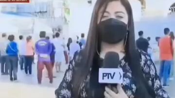 reporter funny vedio