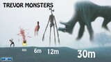 Trevor Henderson Monster Size Comparison 2 | SPORE