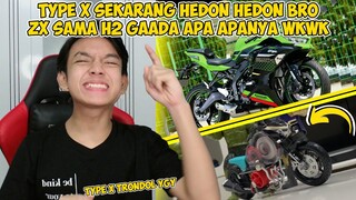 MODIF MOTOR ZX25R❌ MODIF TYPE X TRONDOL✅ ADA ADA AJA ANAK TIKTOK NIH YA