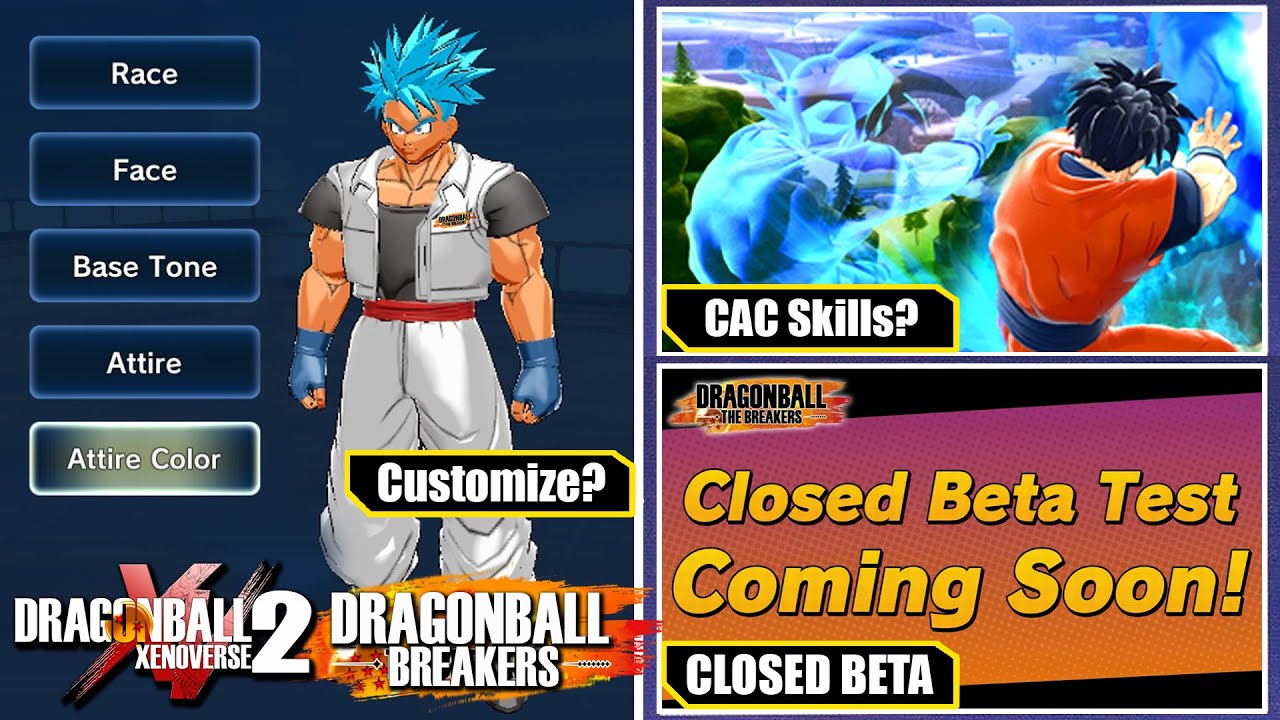 DRAGON BALL: THE BREAKERS – Closed Beta Test Information Announcement 