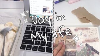 Vlog: A day in my life 🍂 | Unboxing stationary, Decorating book, Chilling out