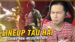 ( PUBG ) PARTY RẠP XIẾC VỚI LINEUP NICKY-MEOU-SHINV-NBK VÀ CÁI KẾT KHÔNG ĐỠ ĐƯỢC !?