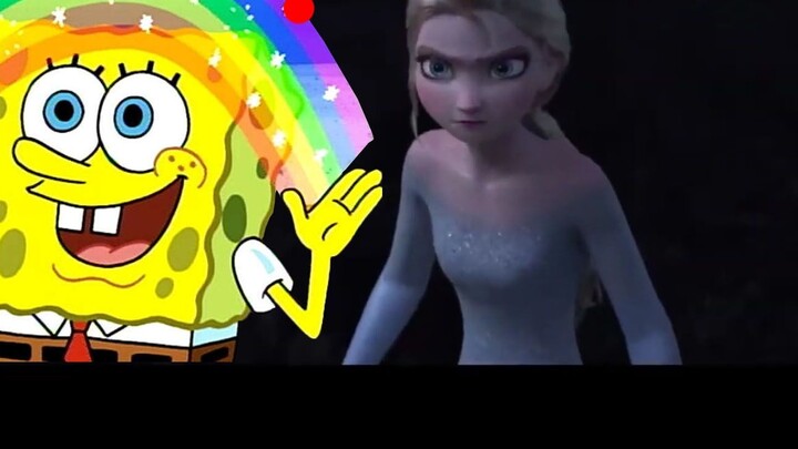 ช็อตสุดท้าย! คุณแน่ใจหรือไม่ว่าต้องการเปลี่ยนเสียงวิ่งของ Elsa ให้เป็นเอฟเฟกต์เสียงของ Spongebob - -