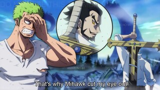 Zoro Reveals Why Mihawk Attacked His Eye - One Piece