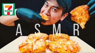 ASMR พิซซ่าใน 7-11 | ASMR FRESHLY BAKED PIZZA FROM 7-11 THAILAND! | MUKBANG | FAHASMR