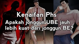 apakah jonggun ube lebih kuat dari jonggun be?