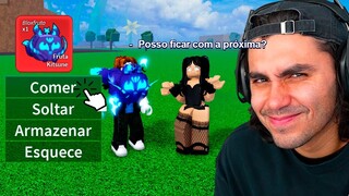 COMENDO KITSUNE NA FRENTE DE INTERESSEIRAS no Blox Fruits