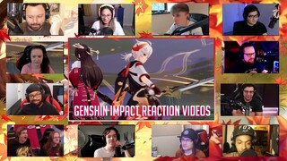 Character Demo Kaedehara Kazuha - Reaction Mashup (Genshin Impact)