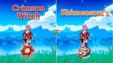 Yoimiya Artifacts Comparison, Shimenawa's vs Crimson Witch of Flames!! gameplay COMPARISON!!