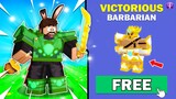 How to Get *VICTORIOUS BARBARIAN* in Roblox Bedwars...