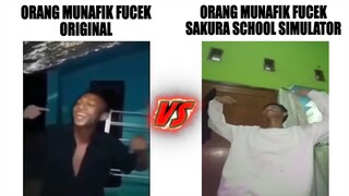 Orang Munafik Fucek Ori VS Orang Munafik Sakura School Simulator...