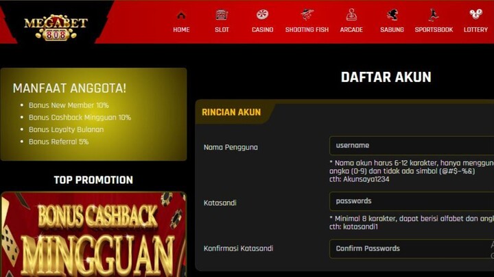 MEGABET808 RESMI AMAN DAN TERPERCAYA SITUS GAMPANG MENANG