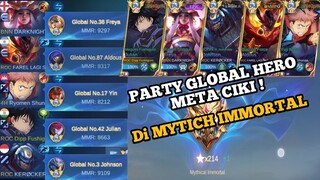 5 Global Hero Meta Ciki Di Mytich Immortal 200+