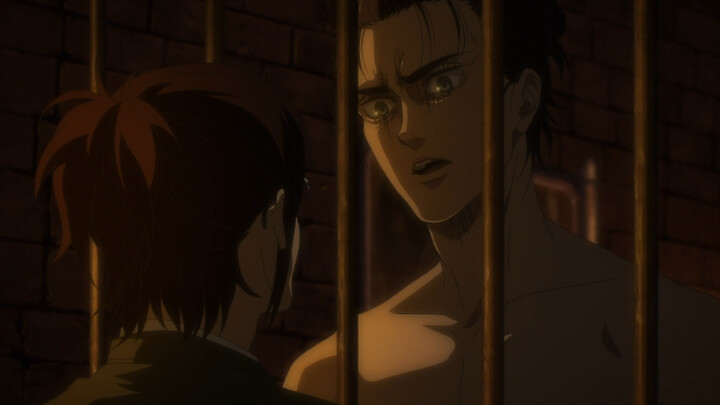 Hanji tried to figure out Allen's confusing behavior in the dungeon, but she finally couldn't bear i