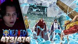 LUFFY VS THE ADMIRALS | One Piece Episode 473-474 Reaction