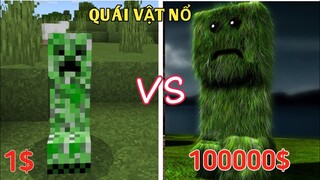 MÌNH ĐI TỜI NGÔI LÀNG | CÓ CON QUAI VẬT NỔ SIÊU TO SIÊU KHỔNG LỒ VÀ RẤT MẠNH TRONG MINECRAFT