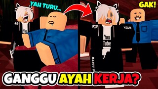 AYAH JAHAT GANTI KERJAAN JADI SEKURITI GILA!? 😭 | Roblox Strict Hotel Guard