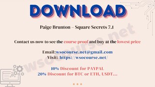 Paige Brunton – Square Secrets 7.1