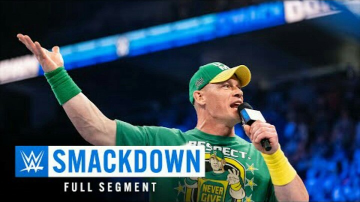 WWE SmackDown Full Segment - John Cena signs a contract to face Roman Reigns at SummerSlam