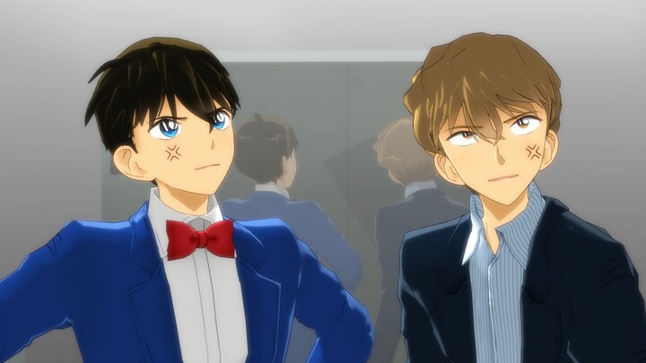 [Sand Sculpture to MMD] Detective Conan: The Elevator Conspiracy of the Black Organization (pseudo)