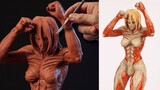 [Sculpture] Making "Attack on Titan" Giantess Clay Statue/Dr. Garuda