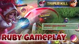 Ruby Gameplay | Hepta is the new core item for Ruby | Mobile Legend