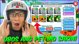 UBUSIN ANG LAHAT NG PET SA BANK NILA HAHA! (BANK RAID) sa ROBLOX PET SIMULATOR X