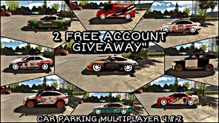 || 2 Free Account Giveaway#229 || 20Cars Rare Design || Car Parking Multiplayer 4.8.2