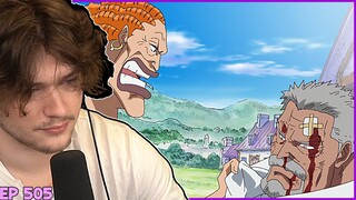 dadan beats up garp (one piece)