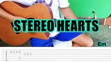 Stereo Hearts - Gym Class Heroes - Fingerstyle Guitar (Tabs) Chords