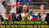 Miss USA Ipinagmalaki ang Pagiging Half Pinay niya at Malakas daw ang Dugong Pinoy | Miss Universe