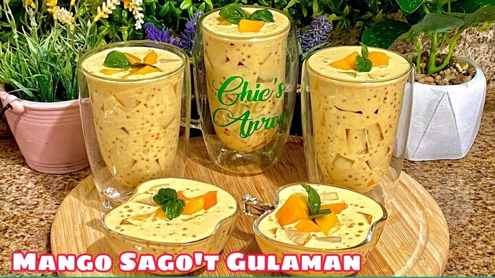 Mango Sago't Gulaman | How to make mango sago't gulaman perfect for every occasion | Ghie's Apron
