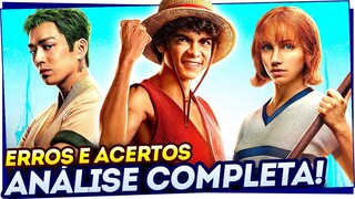 TODOS OS ERROS E ACERTOS DA SÉRIE LIVE ACTION DE ONE PIECE DA NETFLIX! ANÁLISE COMPLETA 1ª TEMPORADA