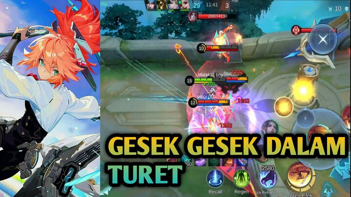 KETIKA MAIN KABEL TAPU MUSUHNYA TIPIS SEMUA | GAMEPLAY FANNY MLBB