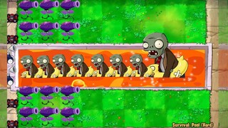 Plant vs Zombies ✔️Starfruit + Repeater  vs  9999 Zombies  -- PVZ funny moments  2022 🅿239