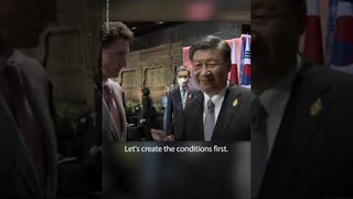 Chinese President Xi Jinping confronts Justin Trudeau at G20 | USA TODAY #Shorts