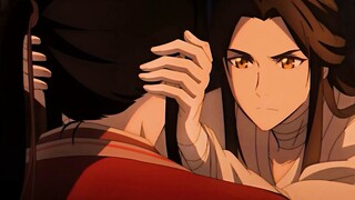 Hua Cheng made a ring out of his ashes and gave it to Xie Lian. This is the custom in the ghost worl