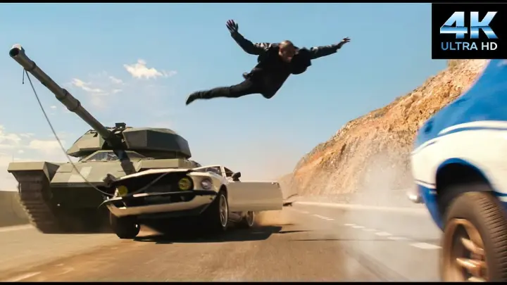 Fast and Furious 6 (2013) [4K] Tank scene