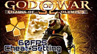 How to play God Of War Chain of Olympus in 60 FPS | 60 FPS CHEAT TUTORIAL+GAMEPLAY