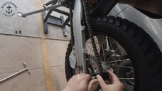 Honda CRF250RLA Rally, How I Do Chain Alignment & Adjustment