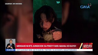 Mensahe ni BTS Jungkook sa Pinoy fans: Mahal ko kayo! | UB