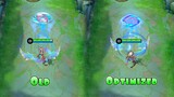 Hanabi Riverland Phoenix Skin Optimized VS Old Skill Effect and Animation MLBB Comparison