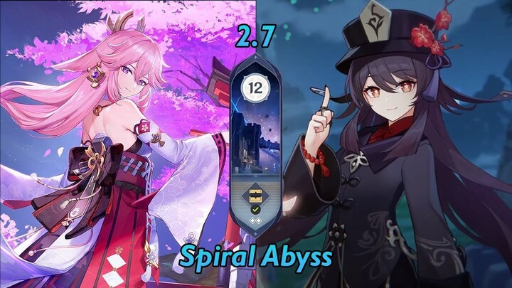 Yae With Archon & Funerational Team | Spiral Abyss 2.7 | Full Stars - Genshin Impact