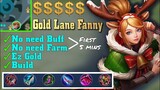 Gold Lane Fanny Proven & Tested! FANNY SIDELANE TUTORIAL SOON! | MLBB
