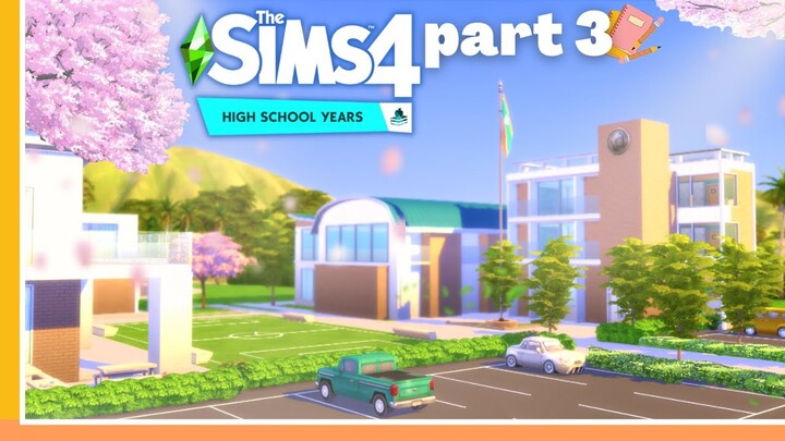 Part 3| I made another High School for the new game pack lol The Sims 4 | Speed Build
