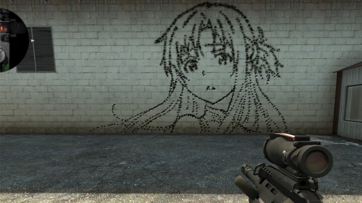There's Asuna on the wall! !
