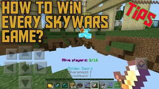 How to win every Skywars game?|Mcpe tips|