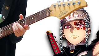 Kimetsu no Yaiba Yuguo Bab OP "Resounding Sange", Bakar! [Gitar Listrik]