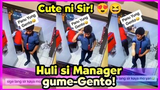 Huli sa CCTV! Manager sa Jollibee, nagpa-praktis ng Gento sa vacant time nito!