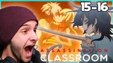 THE CRAZIEST TWO EPISODES | Assassination Classroom Season 2 Episode 15 and 16 Blind Reaction